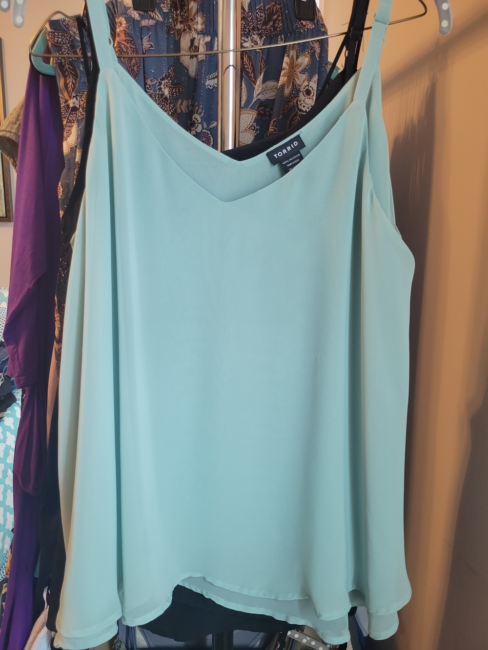 torrid Light Mint Spaghetti Strap Cami
